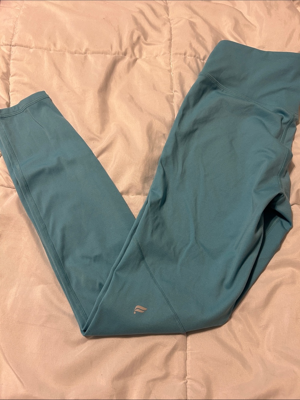 Fabletics Teal High-Waist Leggings